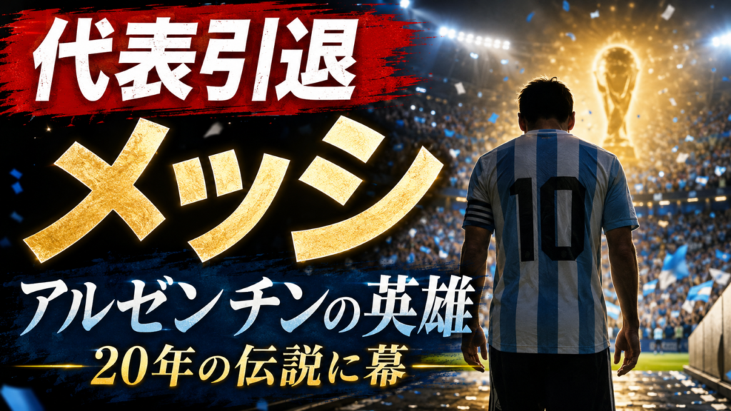 【メッシ代表引退】アルゼンチンの英雄が20年の代表生活に幕|W杯制覇・名場面5選と「次の10番」候補 【メッシ代表引退】アルゼンチンの英雄が20年の代表生活に幕|W杯制覇・名場面5選と「次の10番」候補
