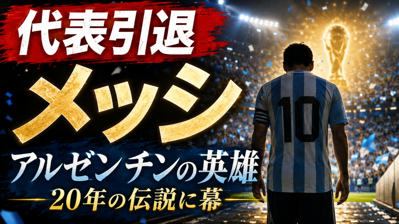 【メッシ代表引退】アルゼンチンの英雄が20年の代表生活に幕|W杯制覇・名場面5選と「次の10番」候補 【メッシ代表引退】アルゼンチンの英雄が20年の代表生活に幕|W杯制覇・名場面5選と「次の10番」候補