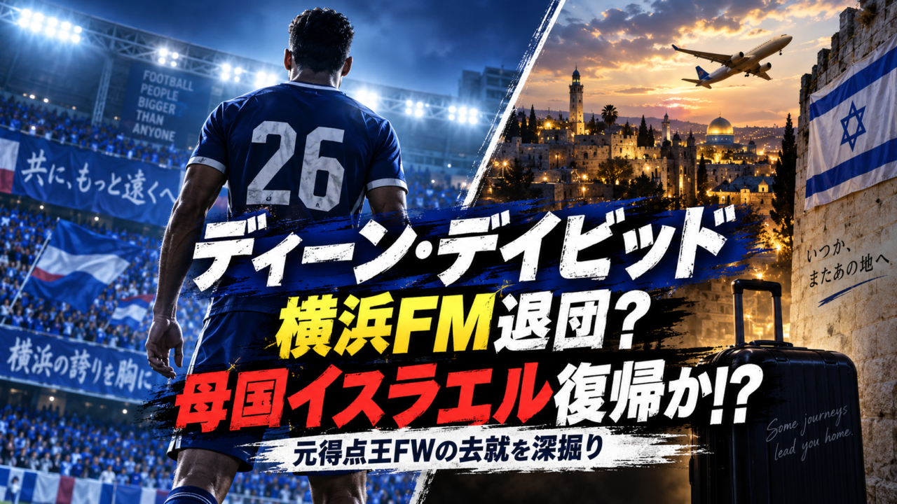 【横浜F・マリノス】ディーン・デイビッド、母国イスラエル復帰か!?わずか1年で退団浮上…元得点王FWに何が起きているのか徹底解説 【横浜F・マリノス】ディーン・デイビッド、母国イスラエル復帰か!?わずか1年で退団浮上…元得点王FWに何が起きているのか徹底解説