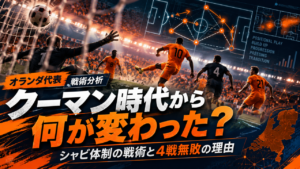 【オランダ代表】クーマン時代から何が変わった?シャビ体制の戦術と4戦無敗の理由 【オランダ代表】クーマン時代から何が変わった?シャビ体制の戦術と4戦無敗の理由