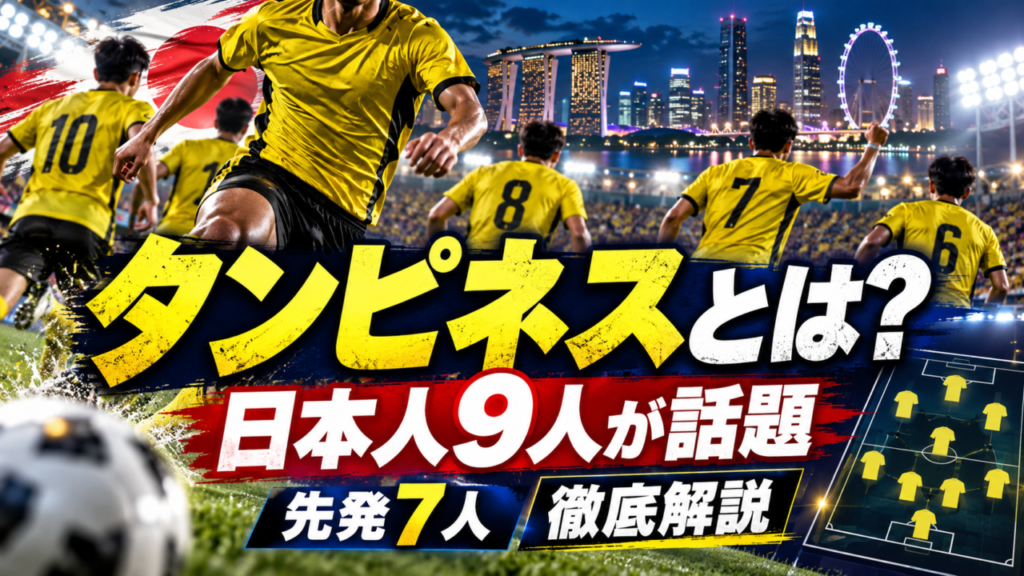 【ACL2で話題】日本人選手が9人もメンバー入り！？タンピネス・ローバーズとは何者？元日本代表・李忠成が率いる異色の強豪クラブを徹底解説！