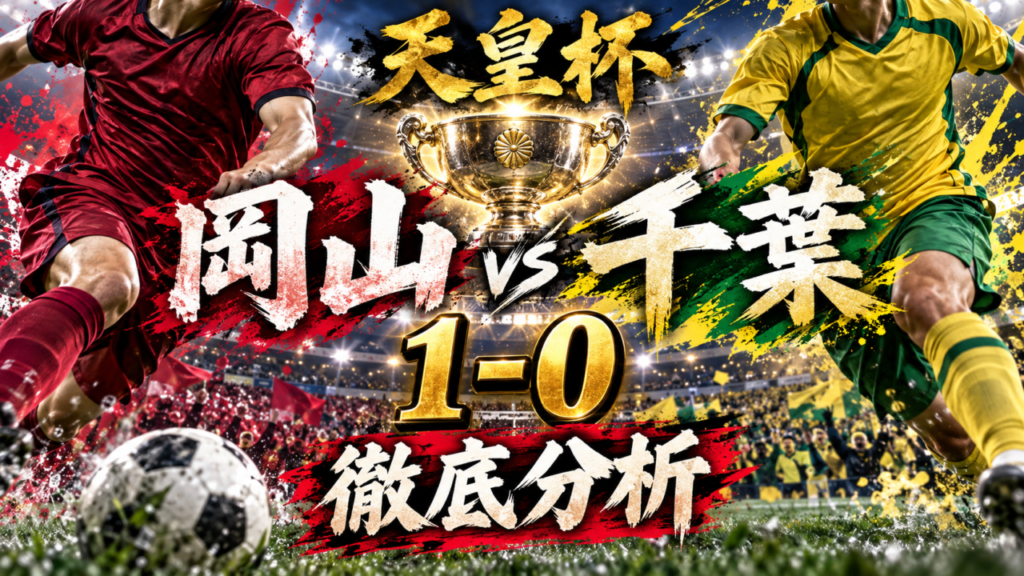 【天皇杯】ファジアーノ岡山、松本昌也の一撃で千葉を撃破!1カ月で“フクアリ2連勝”|試合を徹底分析 【天皇杯】ファジアーノ岡山、松本昌也の一撃で千葉を撃破!1カ月で“フクアリ2連勝”|試合を徹底分析
